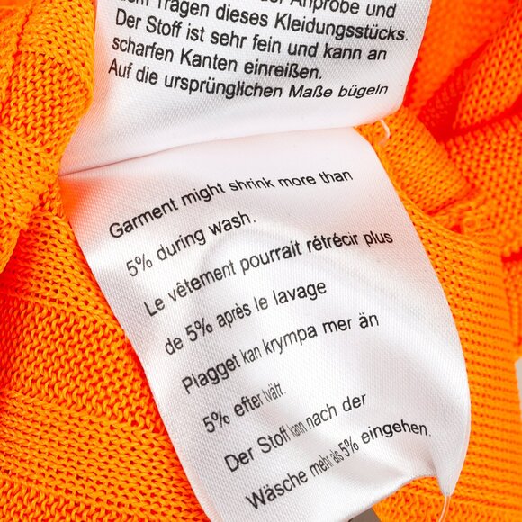 Hope Shape Orange Ribbed Turtleneck Sweater - Picture 10 of 11